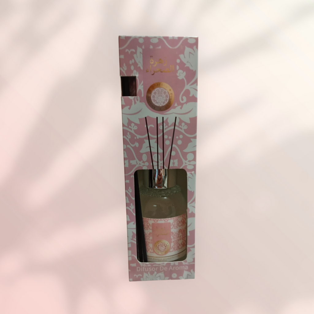 Diffusione con bastoncini yara rosa